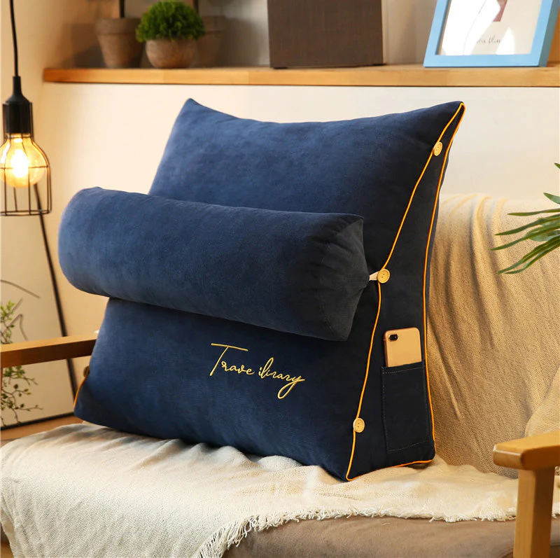 Luxury Backrest Reading Pillow (Cover only) - Image 3
